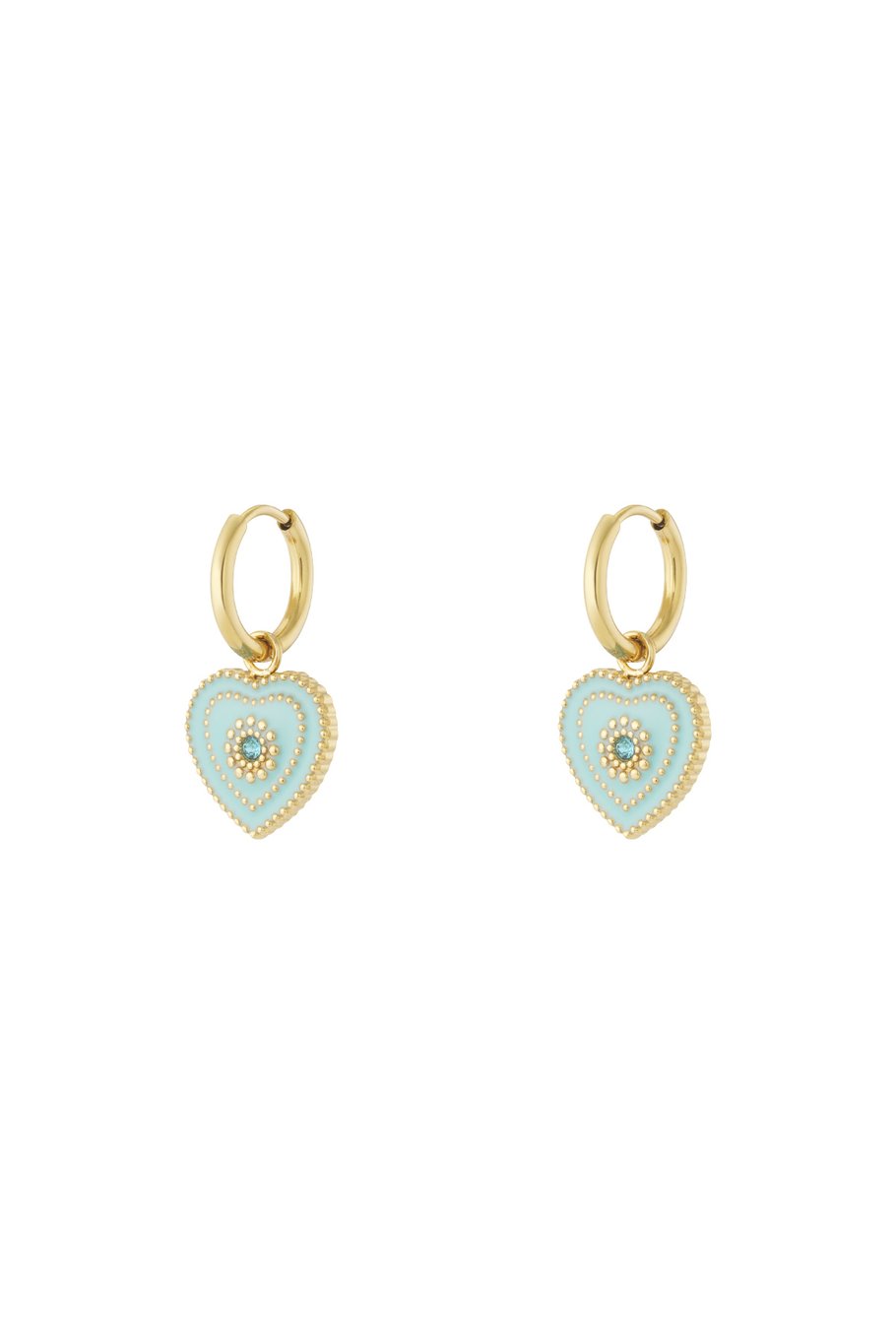 Heartfelt Charm Oorbellen Blauw