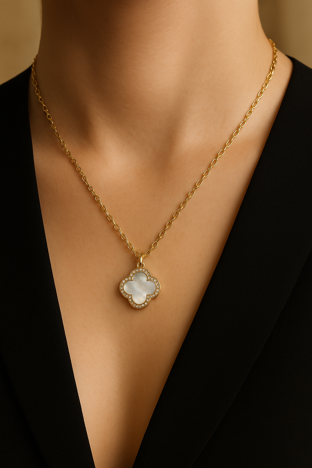 Ketting Clover Goldplated