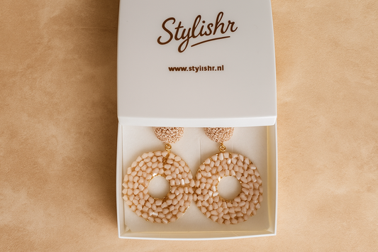 Beaded & Stones Oorbellen