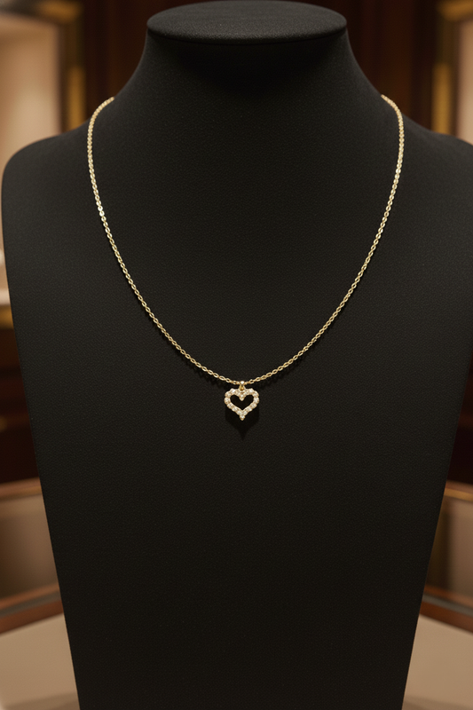 Blissful Heart Ketting Goud