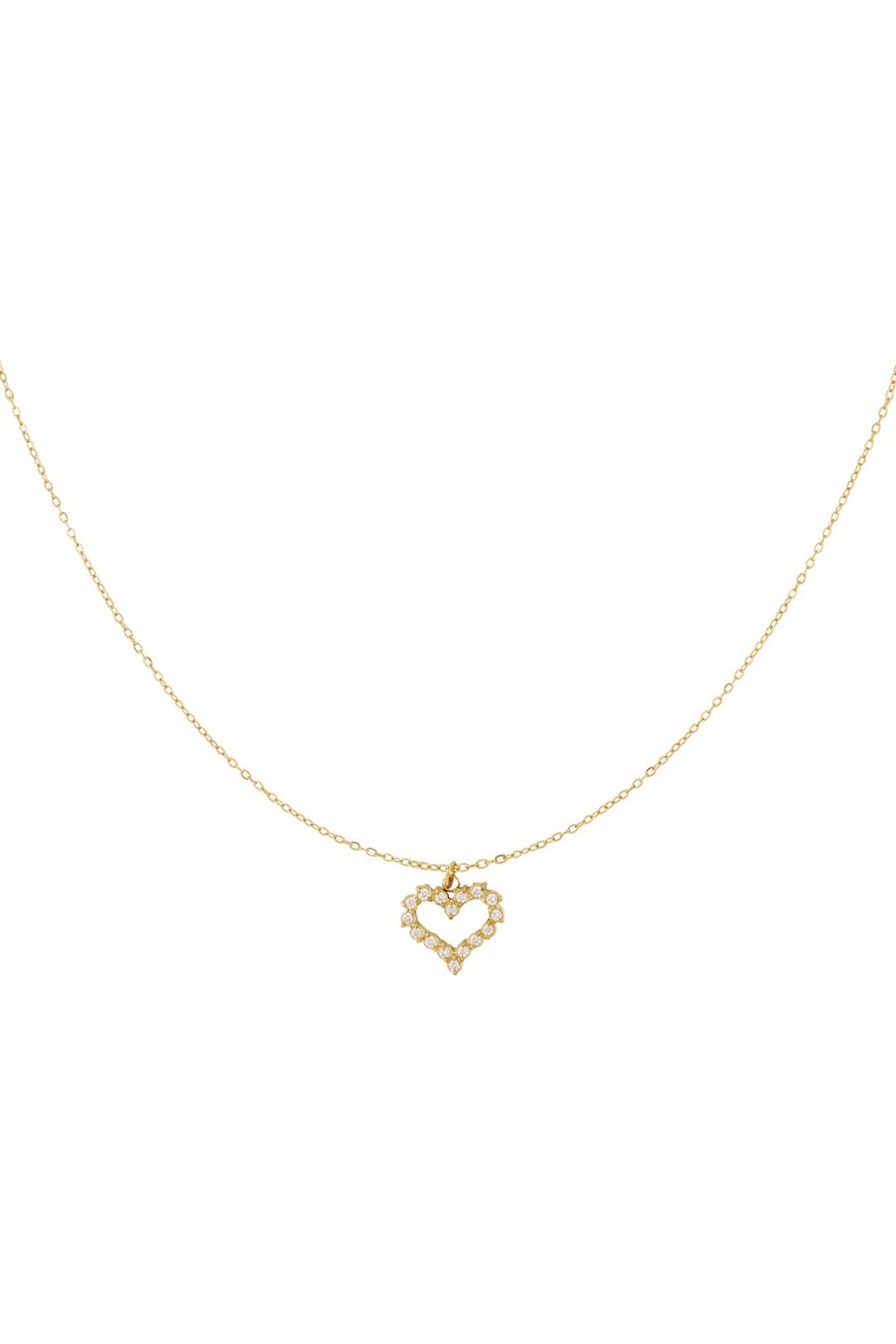 Blissful Heart Ketting Goud