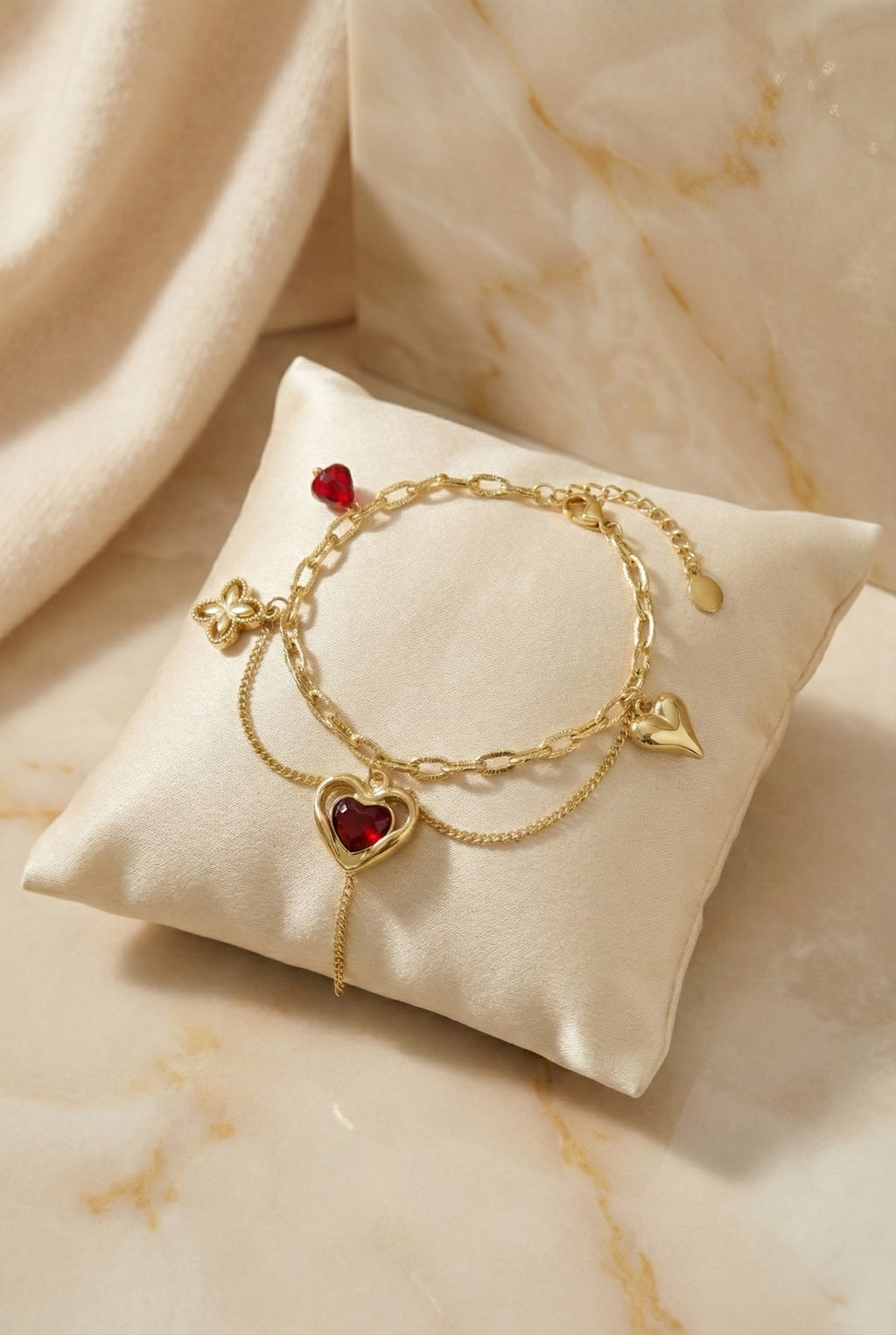 Pulse of Love Armband met Bedels