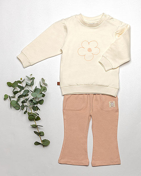 Flaired Broek Flowers F&D