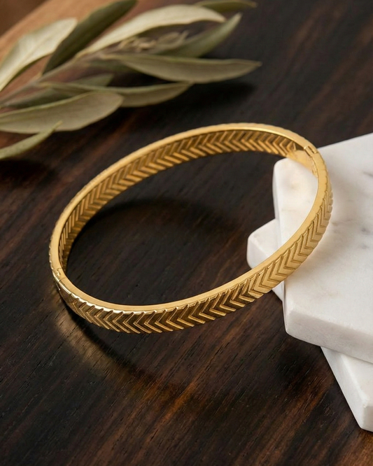 Gouden Bangle Armband Eleganza