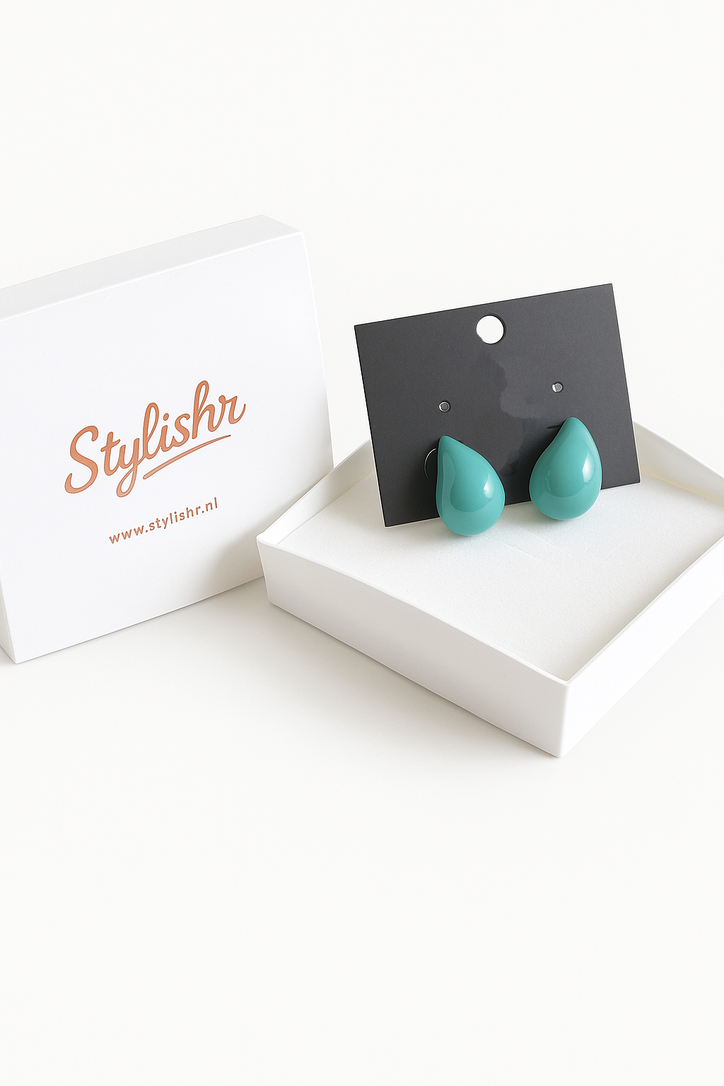 Turquoise Druppel Oorbellen