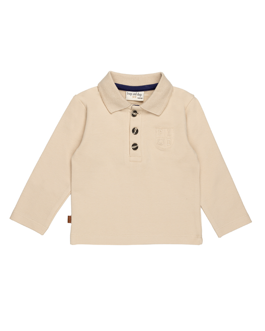 Baby Piqué Polo met Lange Mouw Frogs & Dogs