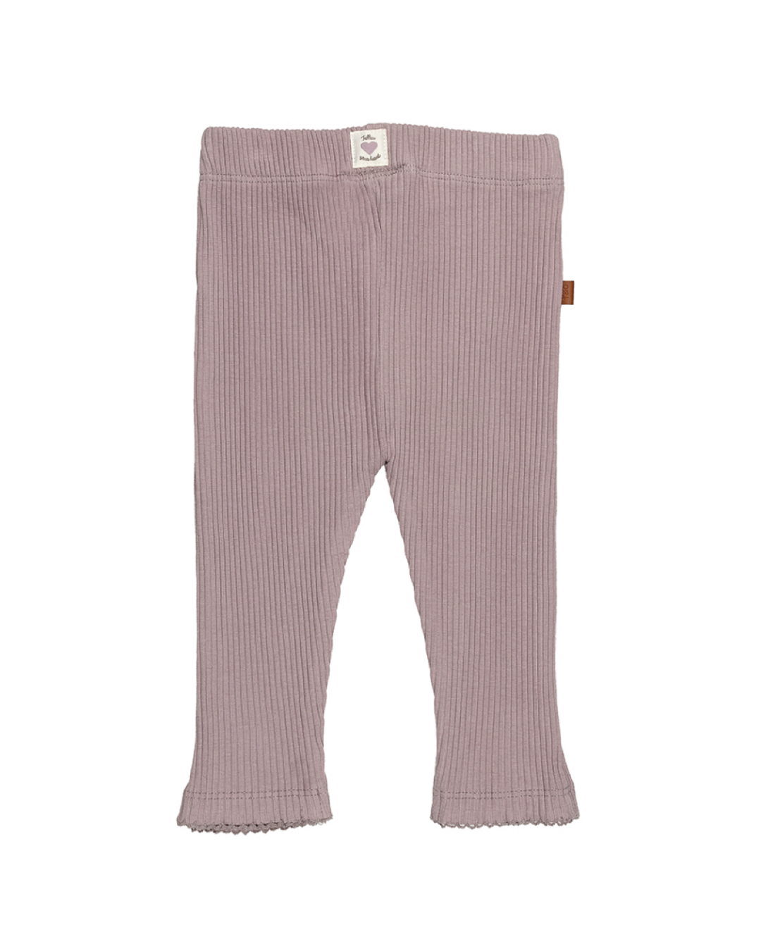 Baby Rib Legging Creme/Lila Frogs & Dogs