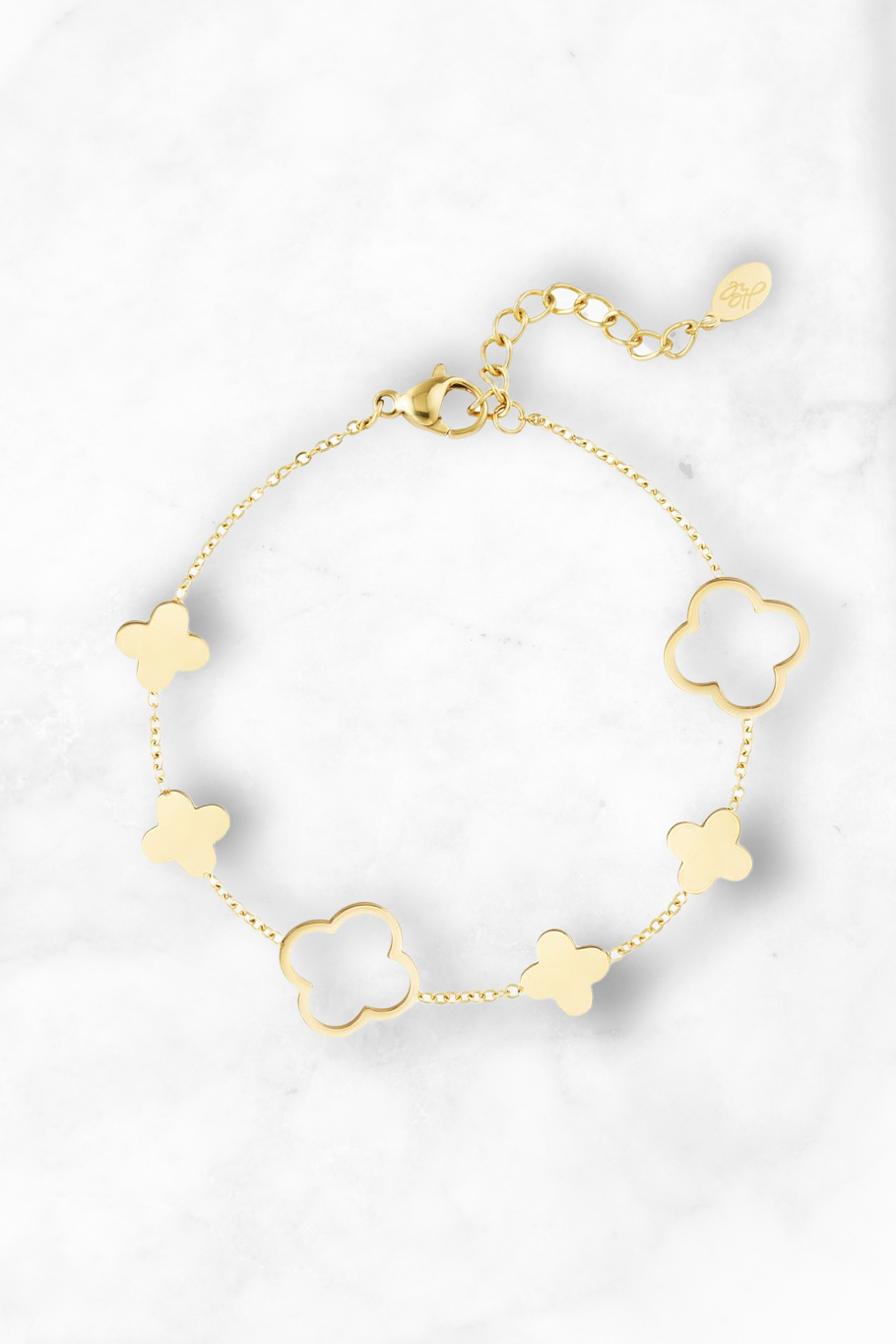 Clover Armband Goud