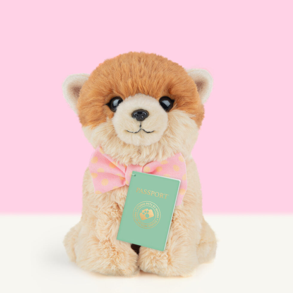 Pomeriaan puppy knuffel - 16 cm