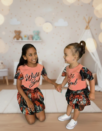 Meisjesset Wild 2pcs