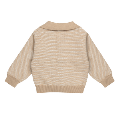 Gebreide Cardigan Polo Babyvest F&D