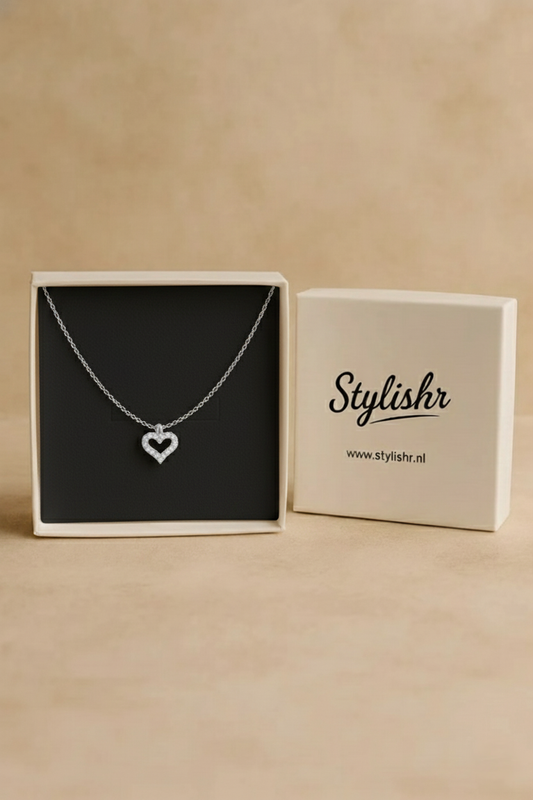 Blissful Heart Ketting Zilver