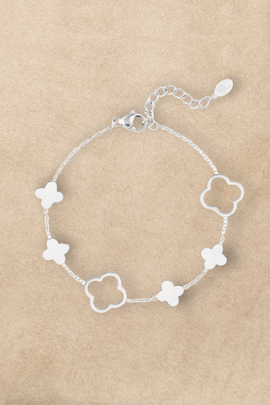 Clover Armband Zilver