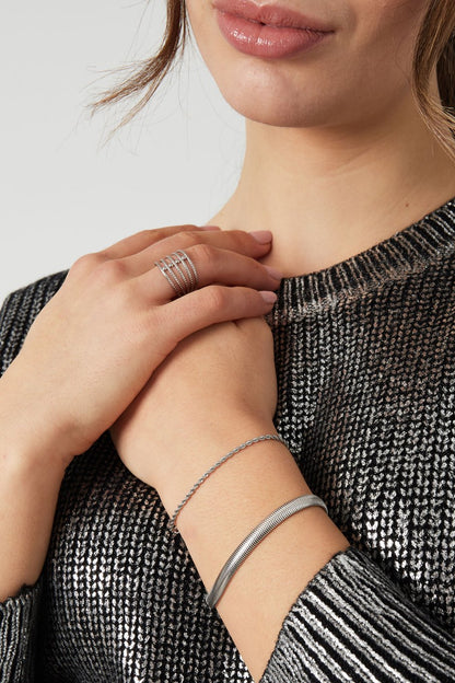 Rope Armband Zilver