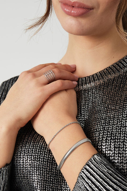 Rope Armband Zilver