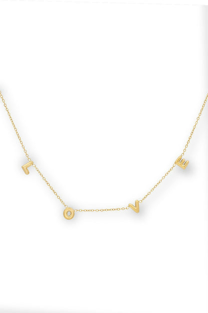 Love Necklace Goud