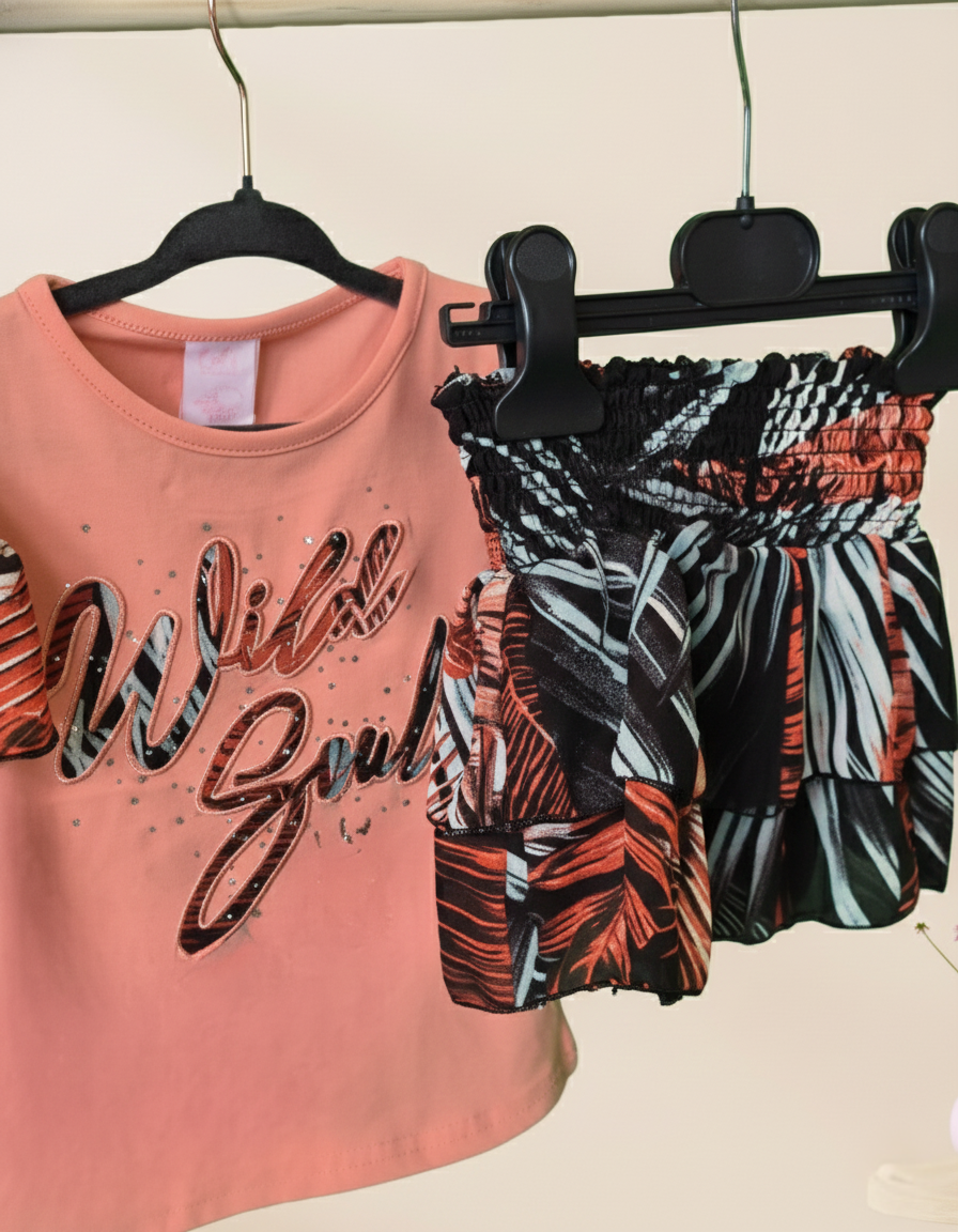 Meisjesset Wild 2pcs