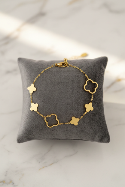 Clover Armband Goud
