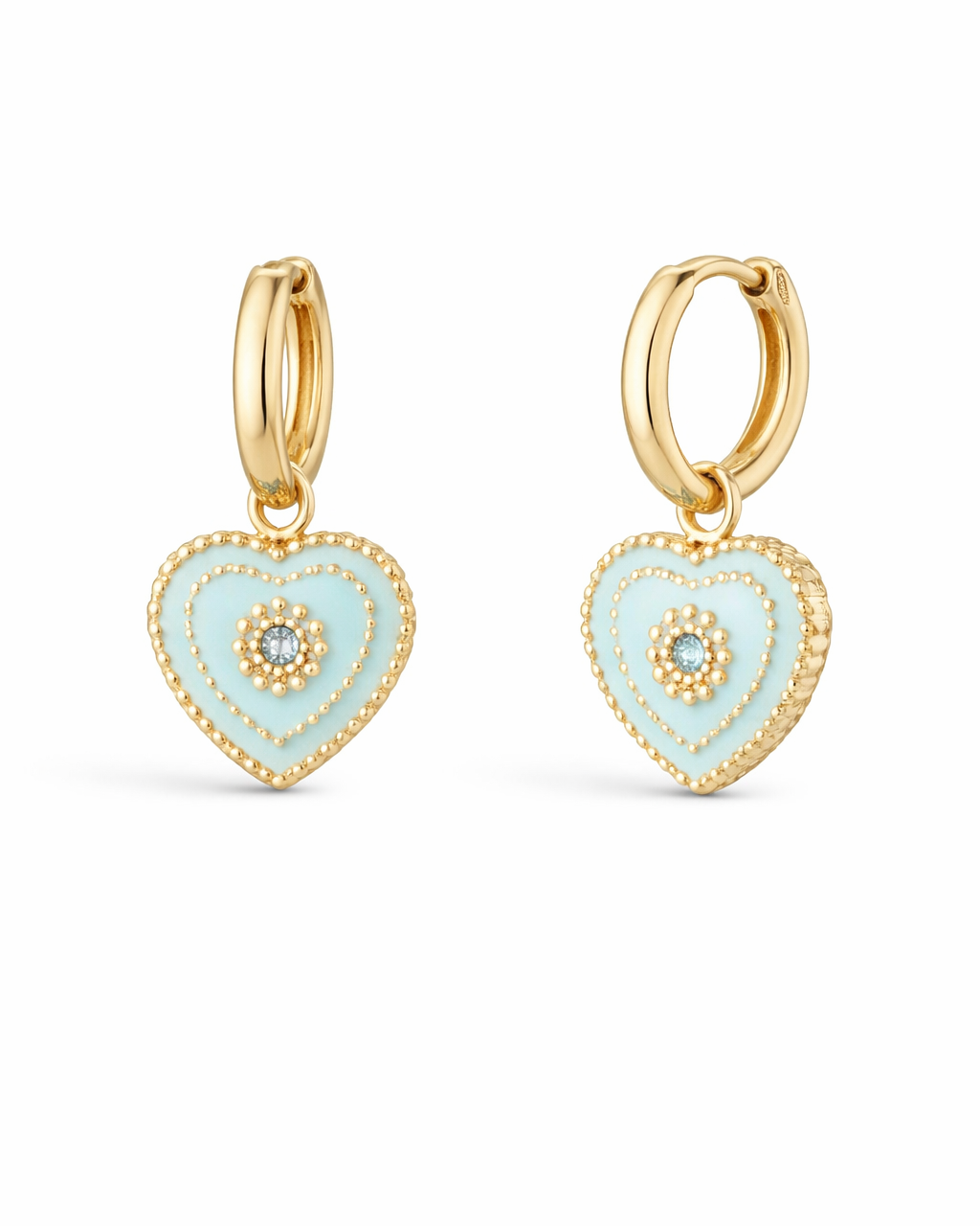 Heartfelt Charm Oorbellen Blauw