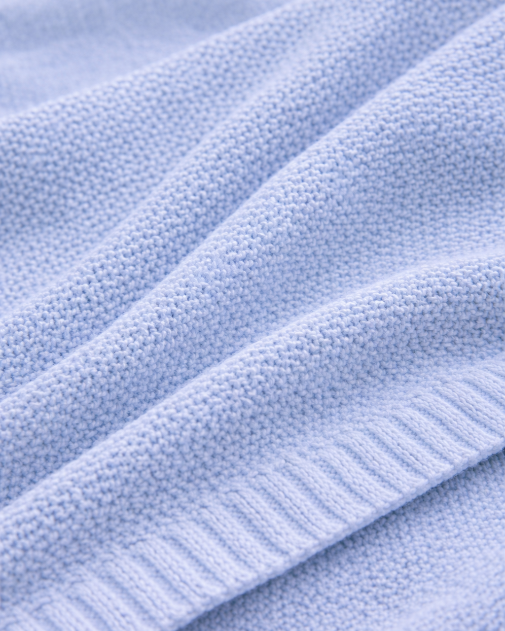 Babydeken Blauw 100% Katoen