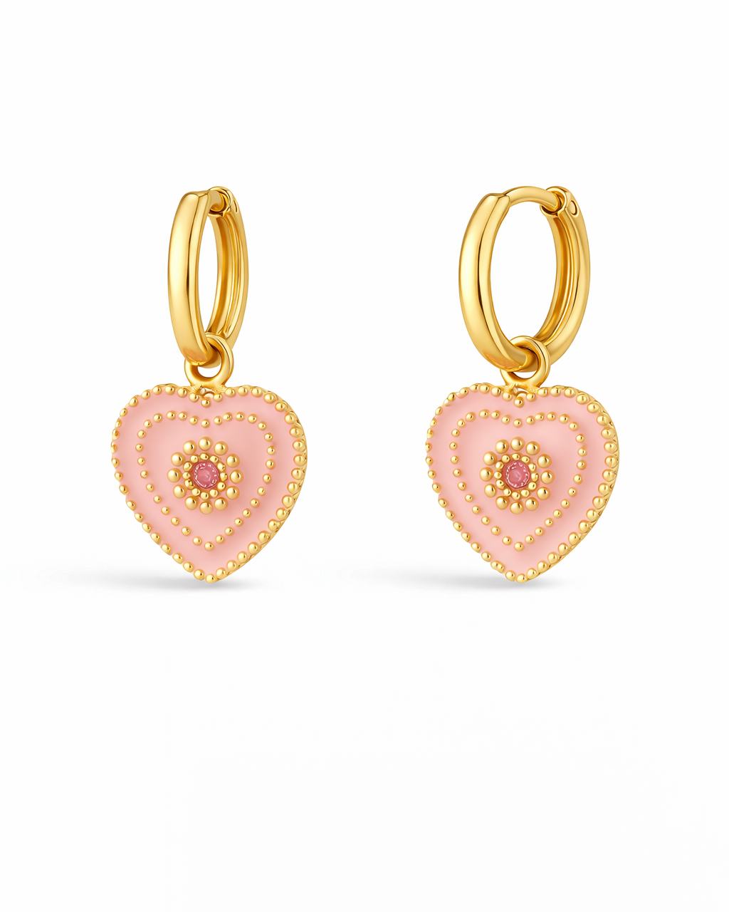 Heartfelt Charm Oorbellen Roze