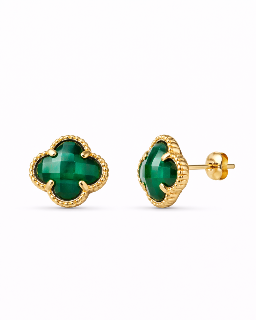 Oorbellen Clover Groen