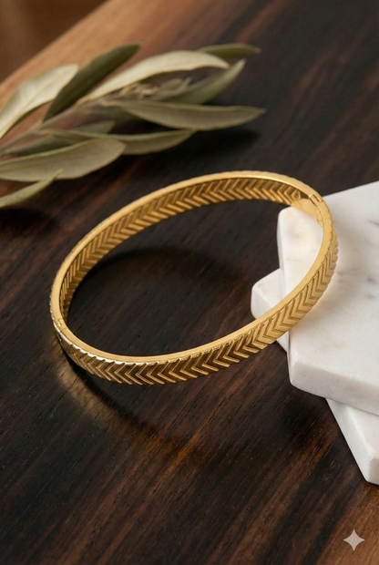 Gouden Bangle Armband Eleganza