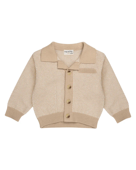Gebreide Cardigan Polo Babyvest F&D