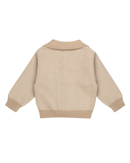 Gebreide Cardigan Polo Babyvest F&D