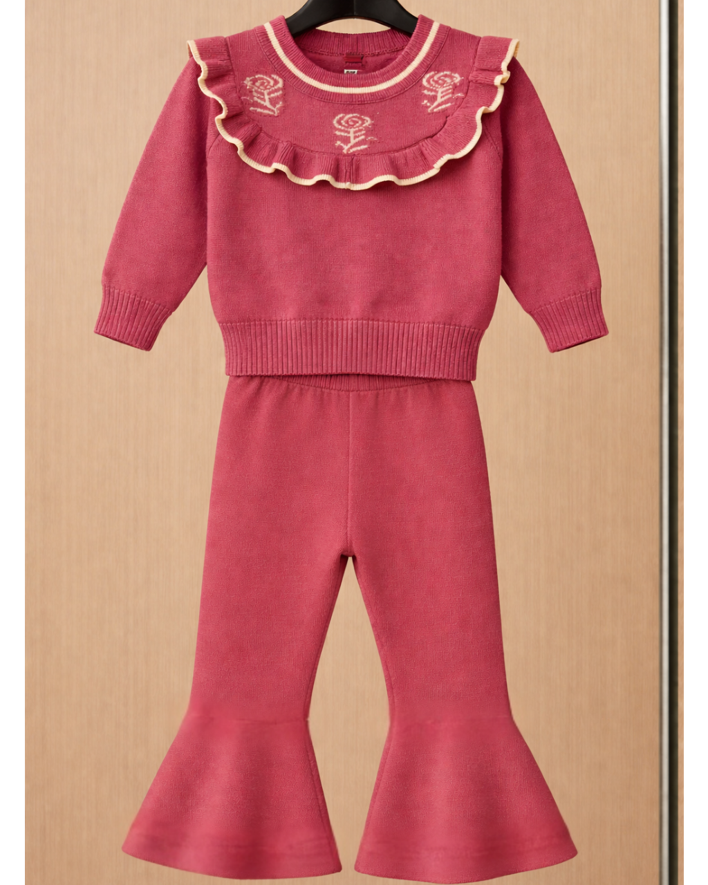 Meisjes Set met Rozen & Ruches