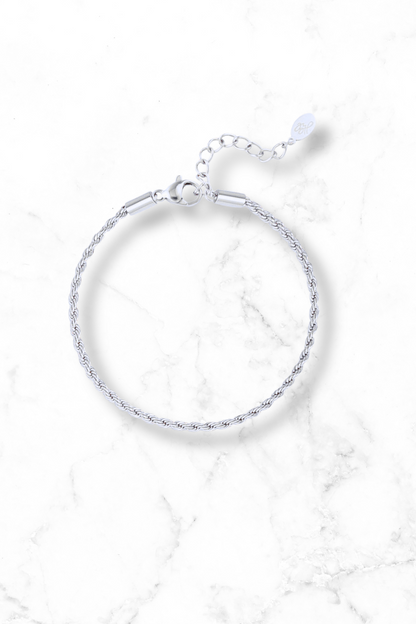 Rope Armband Zilver