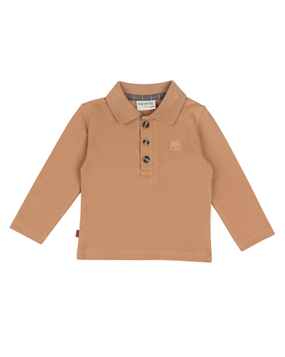 Comfortabele Piqué Polo Caramel Frogs & Dogs