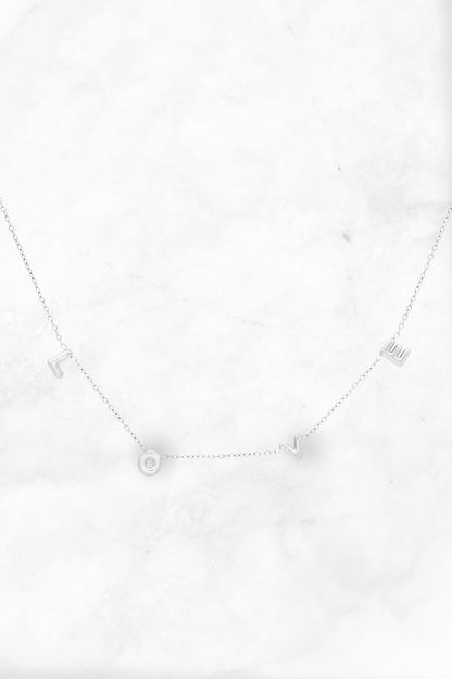 Love Necklace Zilver