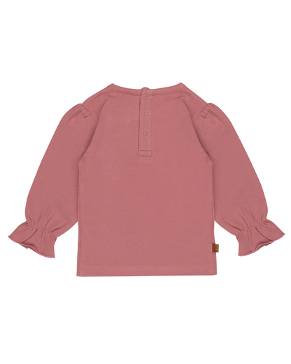 Lovella Shirt met Lange Mouw & Ruches