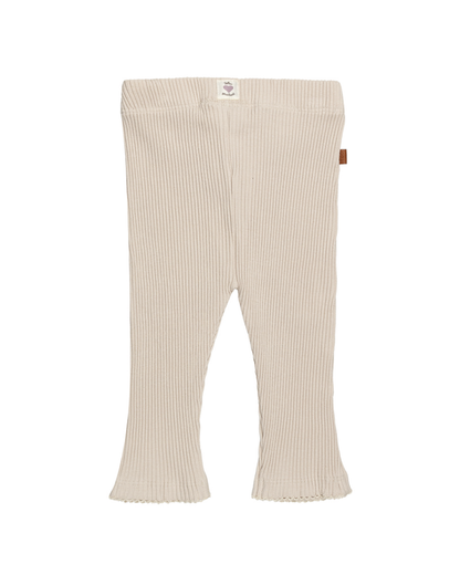 Baby Rib Legging Creme/Lila Frogs & Dogs
