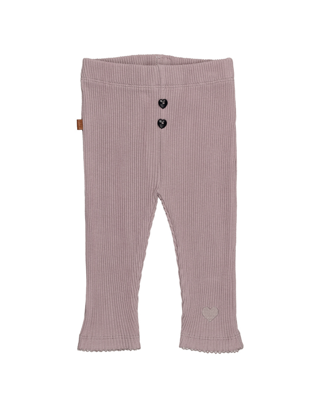 Baby Rib Legging Creme/Lila Frogs & Dogs