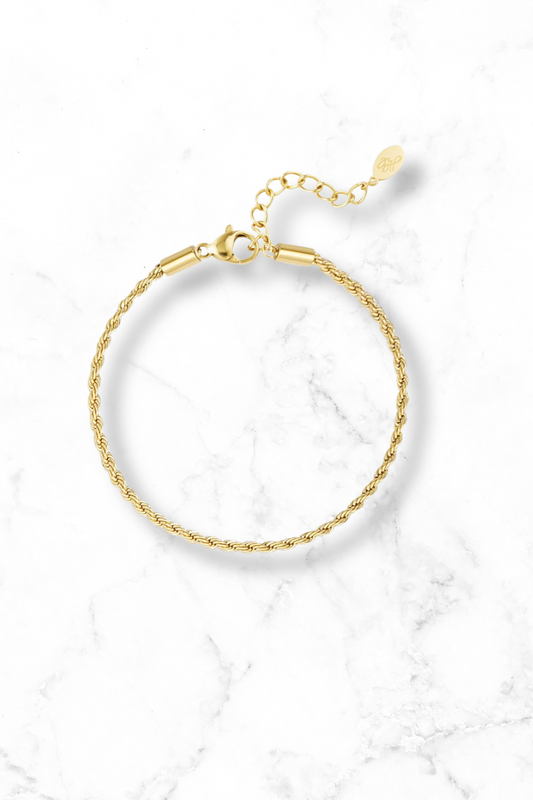 Rope Armband Goud
