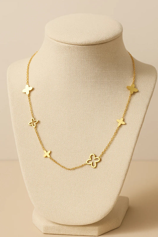 Ketting met Bloemschakels