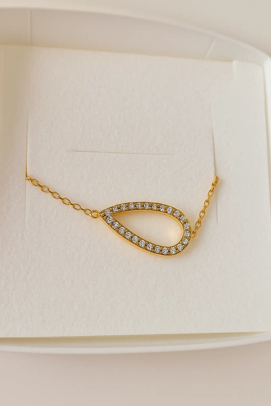 Druppel Armband steentjes