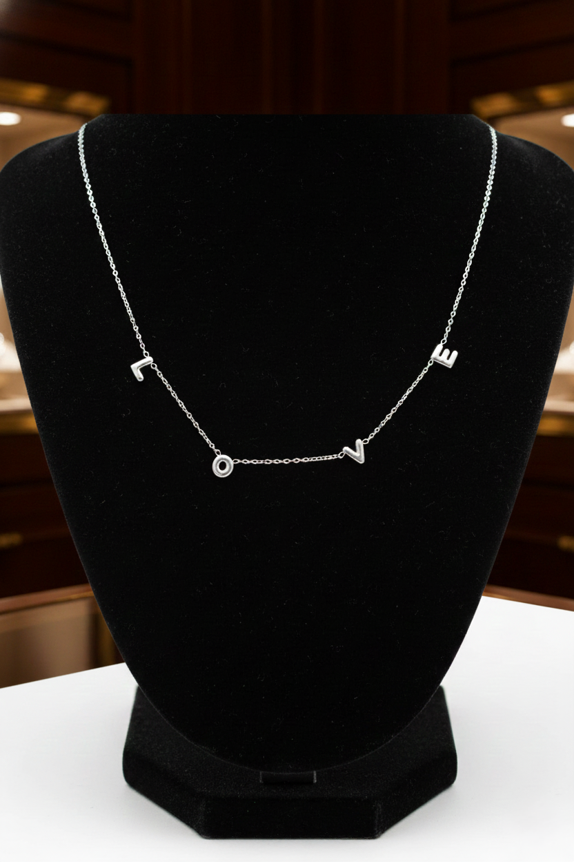 Love Necklace Zilver