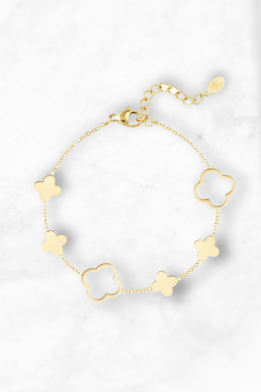 Clover Armband Goud
