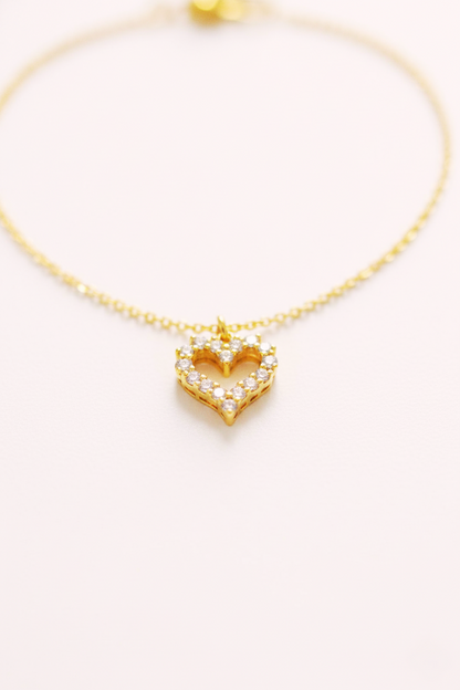 Blissful Heart Ketting Goud