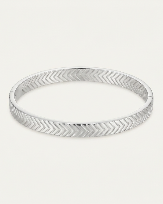 Zilveren Bangle Armband Eleganza